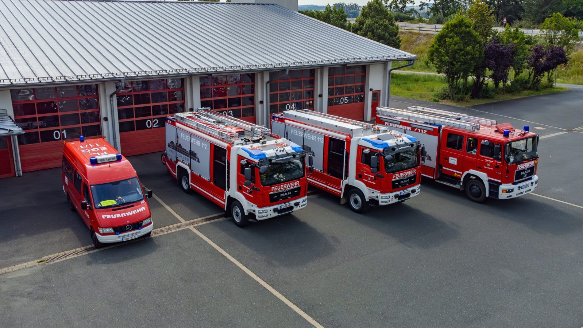 Fahrzeuge der FFW Eggolsheim