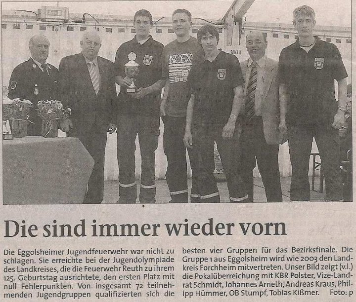 Historisches Bild FFW Eggolsheim