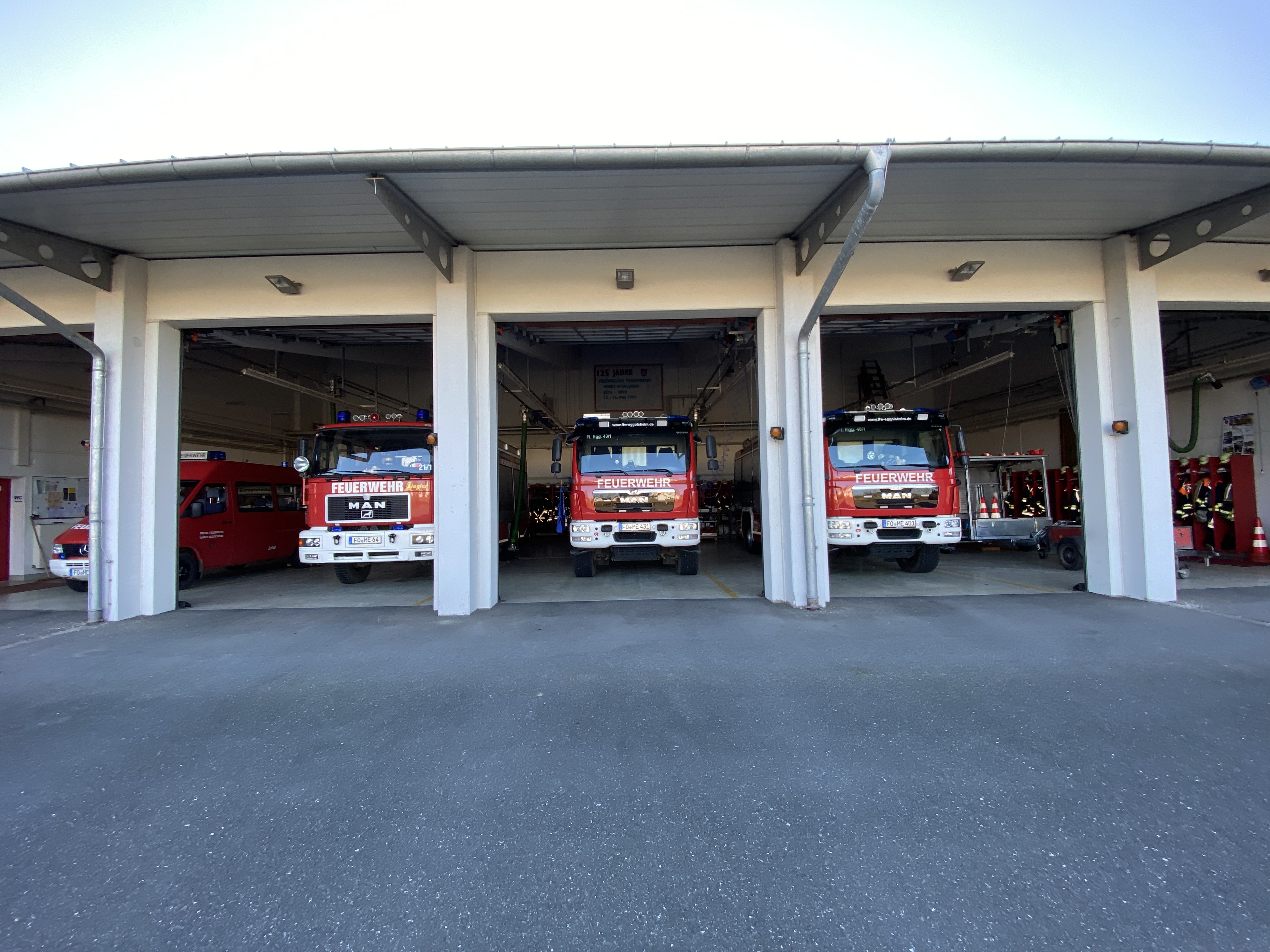 Mannschaft beim Übungseinsatz